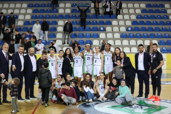 Rize Belediyesi Antalya Toroslar Basketbol'u farklı yendi