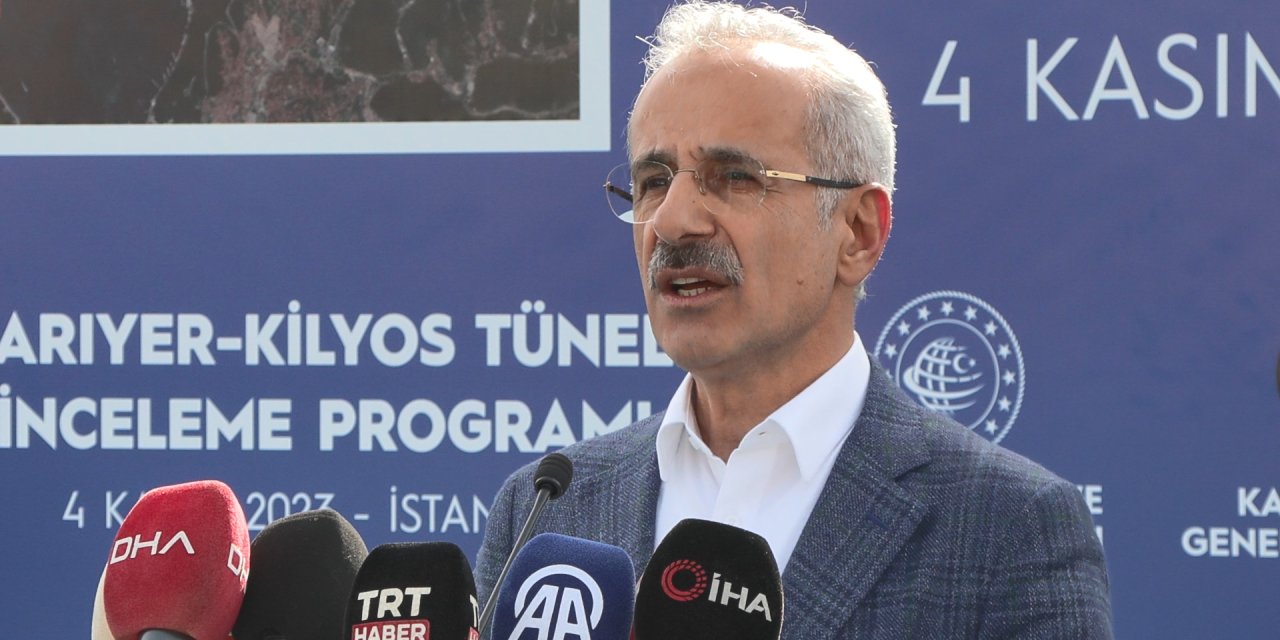 Bakan Uraloğlu Yapımı Devam Eden Sarıyer-kilyos Tünelini İnceledi