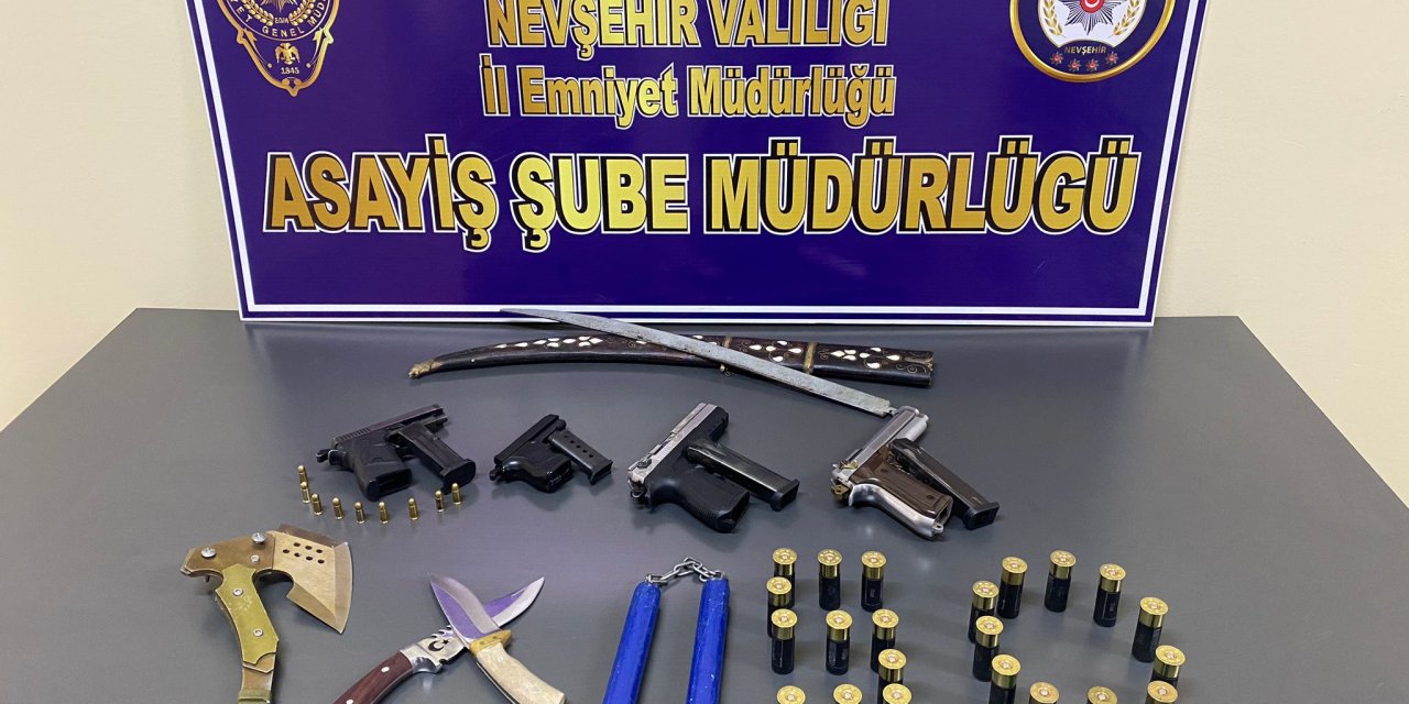 Nevşehir'de Otomobil Ve İş Yeri Kurşunlamasına 10 Gözaltı