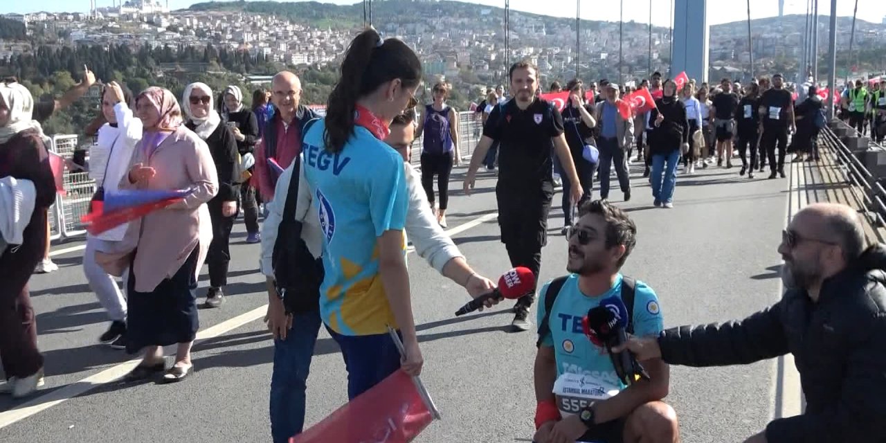 45'inci İstanbul Maratonu'ndan Renkli Görüntüler