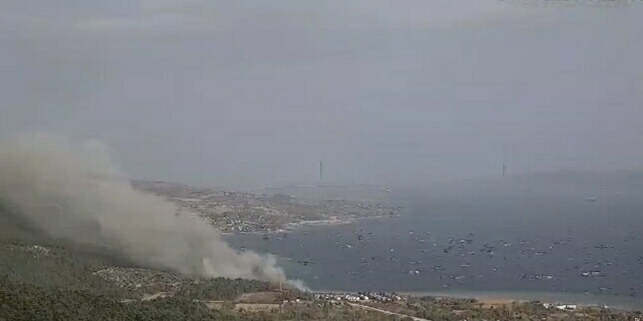 Çanakkale'deki Orman Yangınında Soğutma Çalışmaları Sürüyor (3)