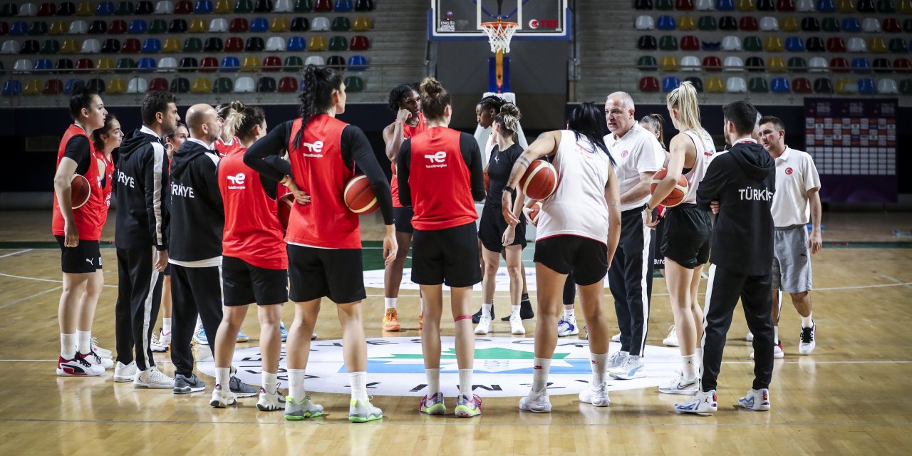A Milli Kadın Basketbol Takımı, Slovakya Maçı Hazırlıklarına Başladı