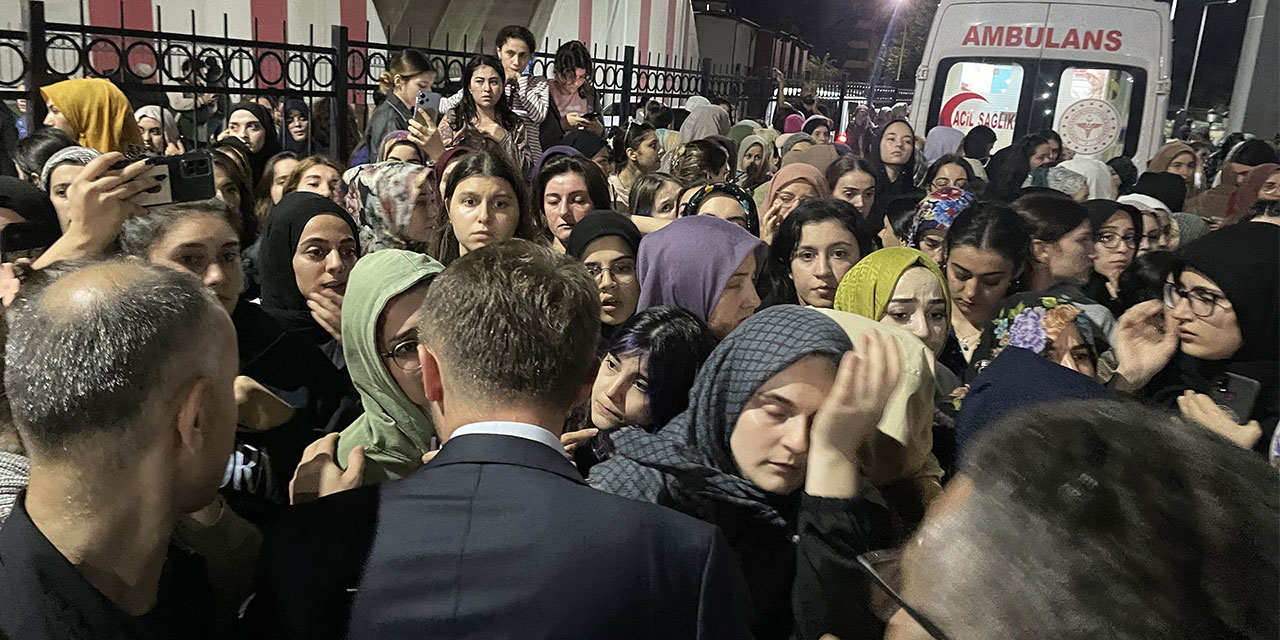 Rize'de kız öğrenci yurdunda asansör kazası