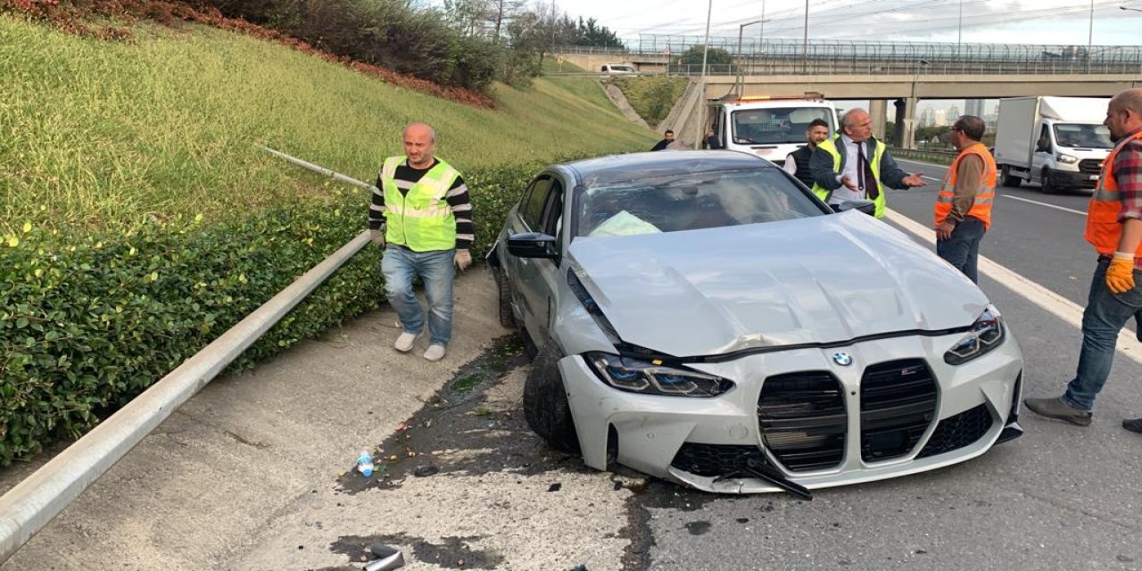 Tem'de Çarpıp Kaçan Otomobil Zincirleme Kazaya Neden Oldu: 4 Yaralı