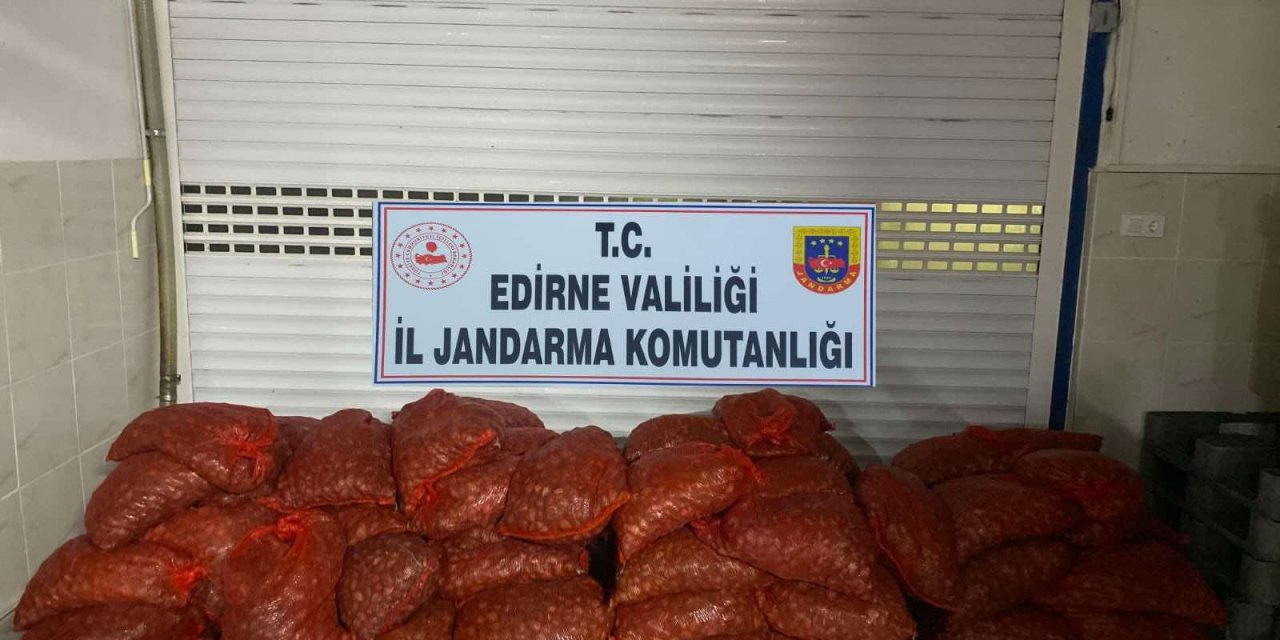 Edirne’de 1 Ton 662 Kilo Kaçak Kum Midyesi Ele Geçirildi