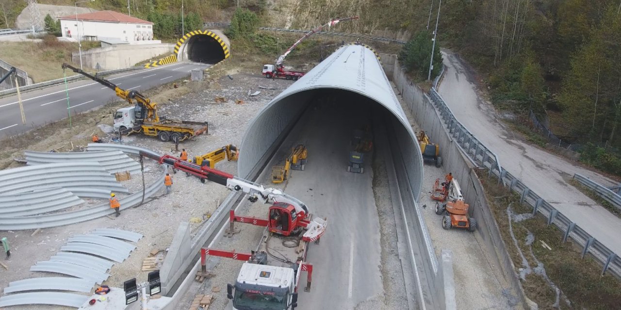 90 Metre Uzatılan Bolu Dağı Tüneli Yarın Ulaşıma Açılıyor