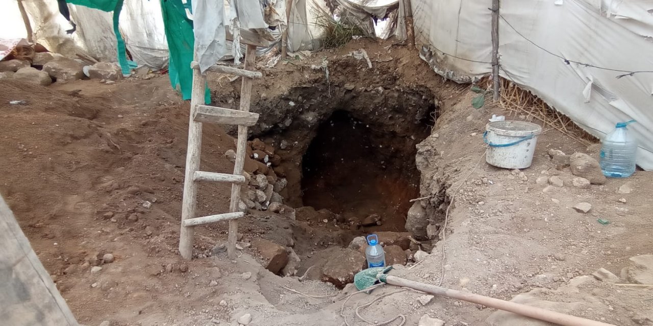 Antik Kent Yakınında 'Çadır Kamuflajlı' Kaçak Kazıya İnceleme