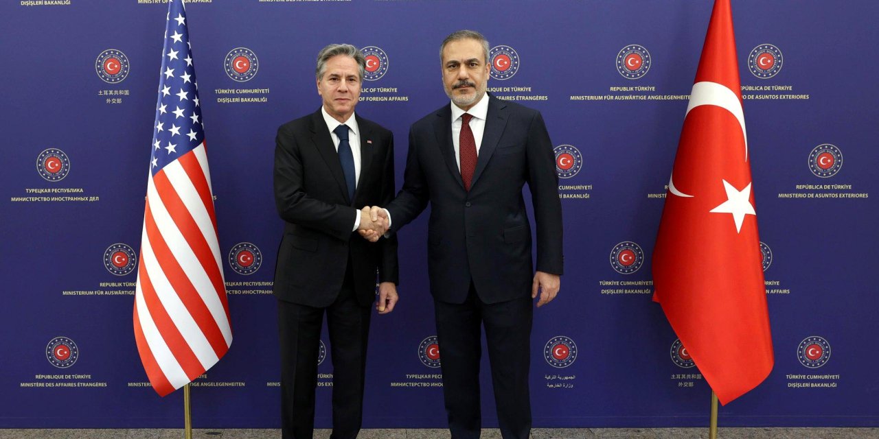 Bakan Fidan, Abd'li Mevkidaşı Blinken İle Bir Araya Geldi (3)