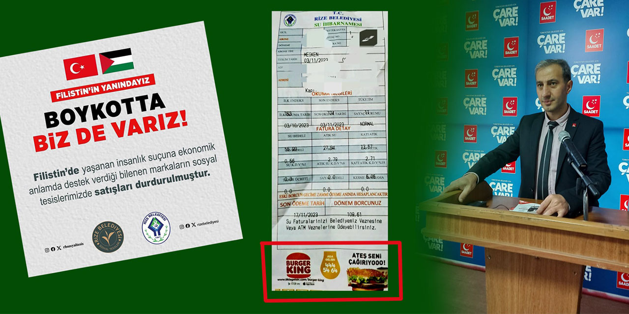 Kalender: Rize Belediyesi Boykot Konusunda Daha Hassas Olmalı