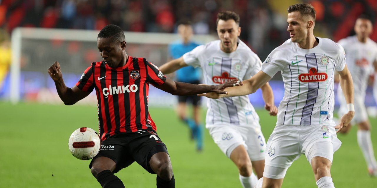 Rize Gaziantep'e de Kaybetti Mağlubiyetleri Seriye Bağladı