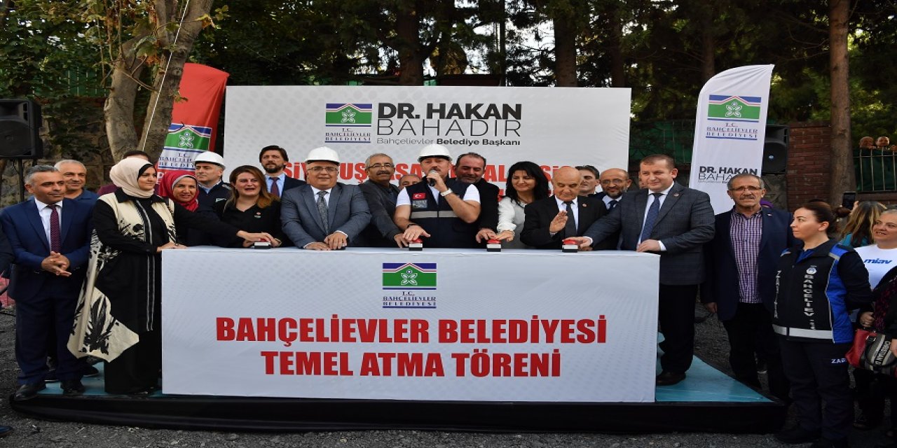 Bahçelievler’de Siyavuşpaşa Sosyal Tesisi’nin Temeli Atıldı
