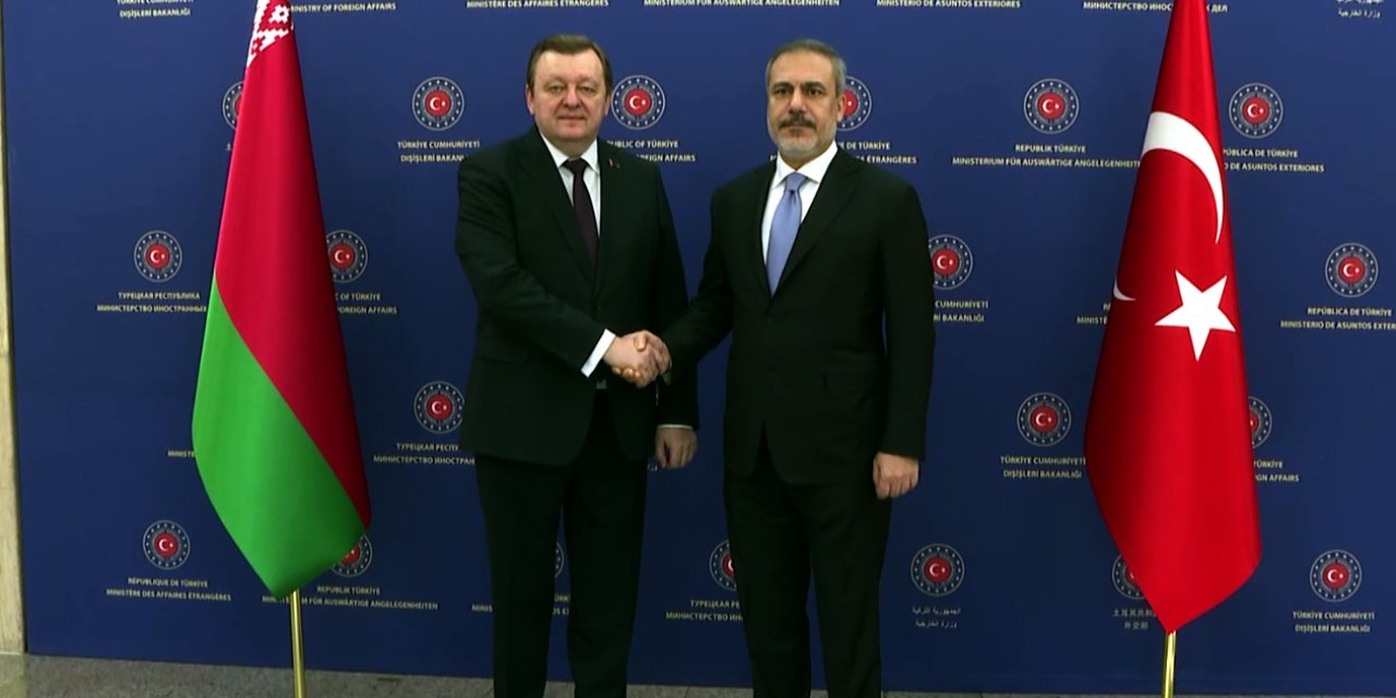 Bakan Fidan, Belaruslu Mevkidaşı İle Bir Araya Geldi