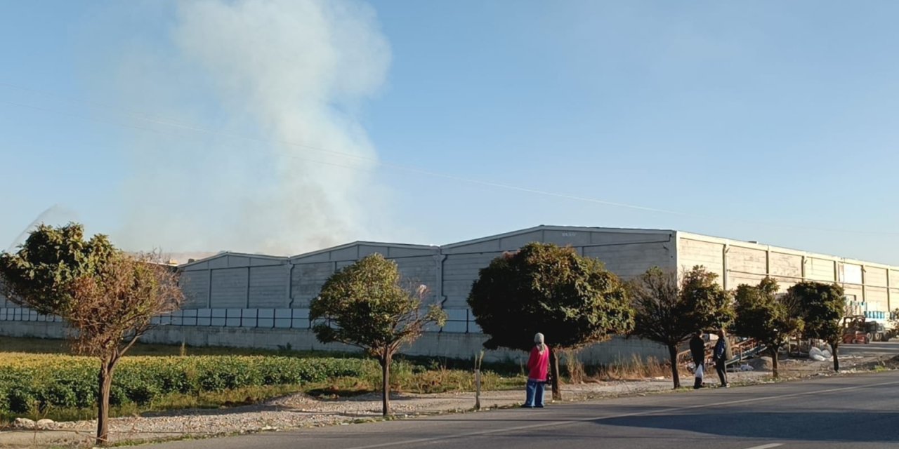 Kahramanmaraş'ta Fabrika Yangını