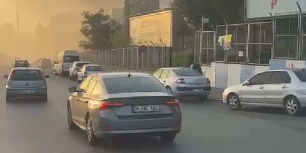 Başakşehir'de Sanayi Sitesinde Yangın-1