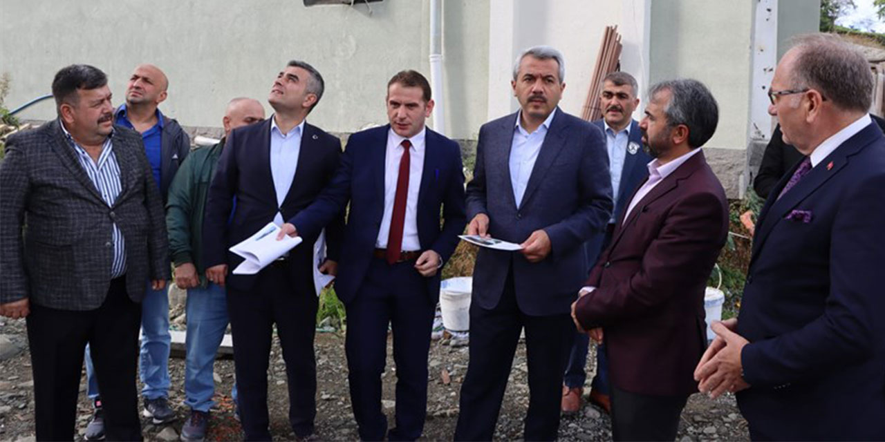 Vali Baydaş okul inşaatlarında incelemelerde bulundu