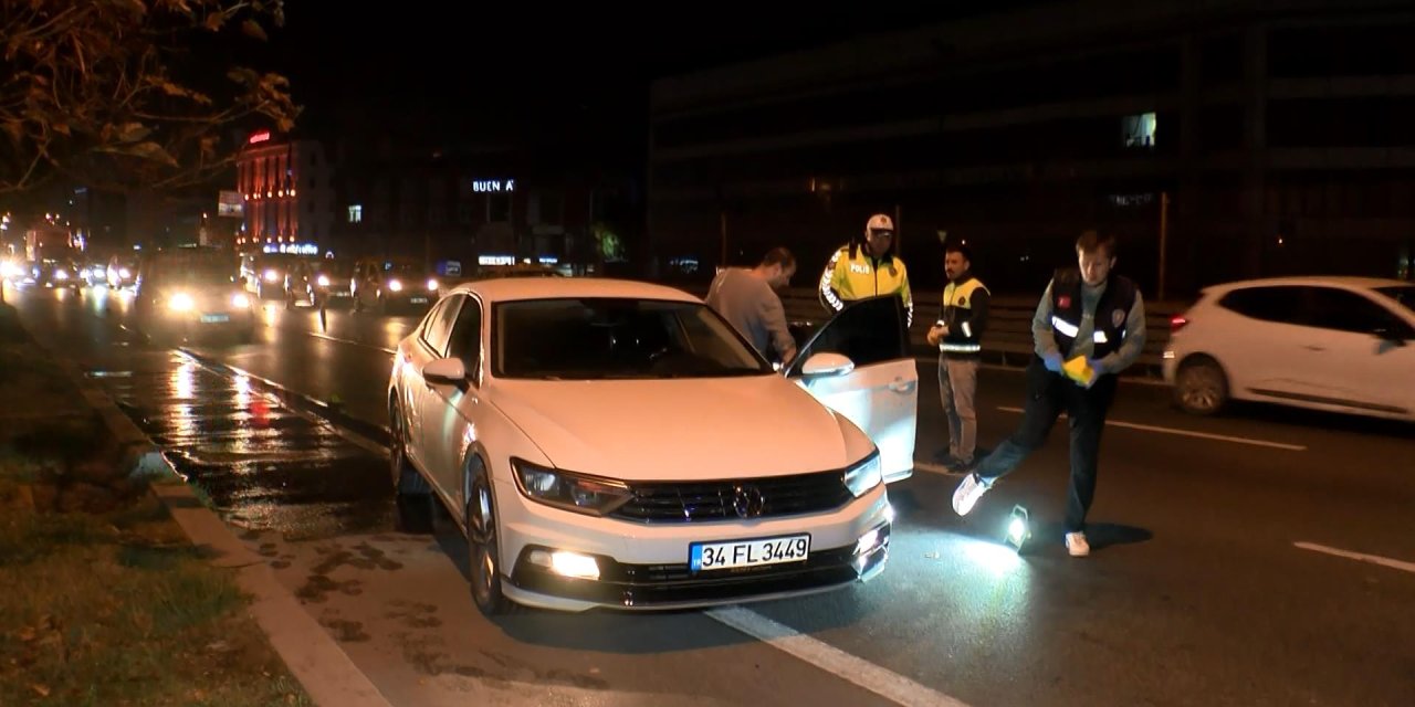 D-100'de Seyir Halindeki Otomobile Silahlı Saldırı: 1 Yaralı