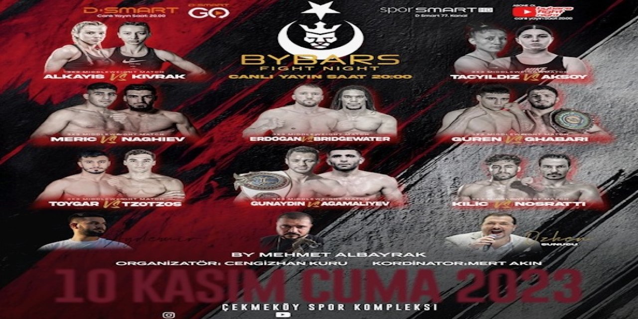 Bybars Fight Night, Yarın D-smart Ve D-smart Go'da