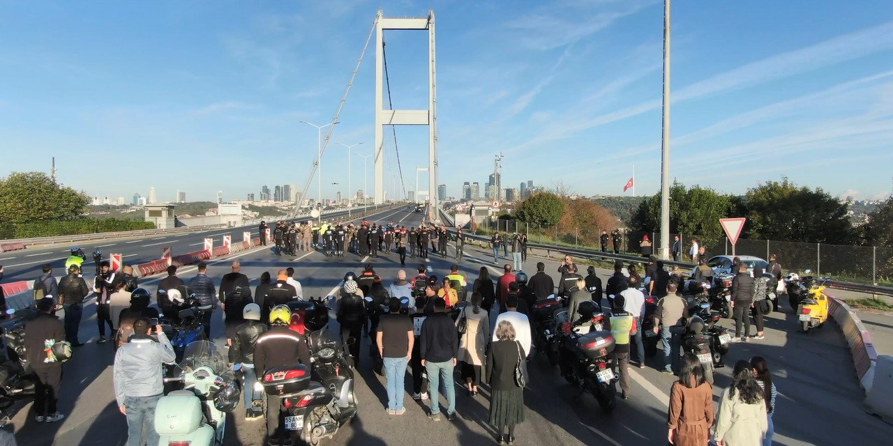 Havadan Fotoğraflarla // 15 Temmuz Şehitler Köprüsü'nde 09.05