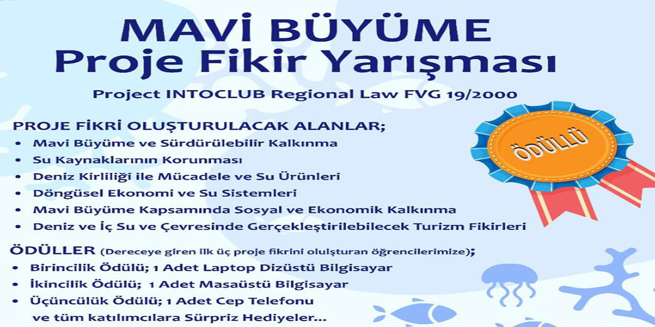 “Mavi Büyüme Proje Fikir Yarışması” başvuruları başladı