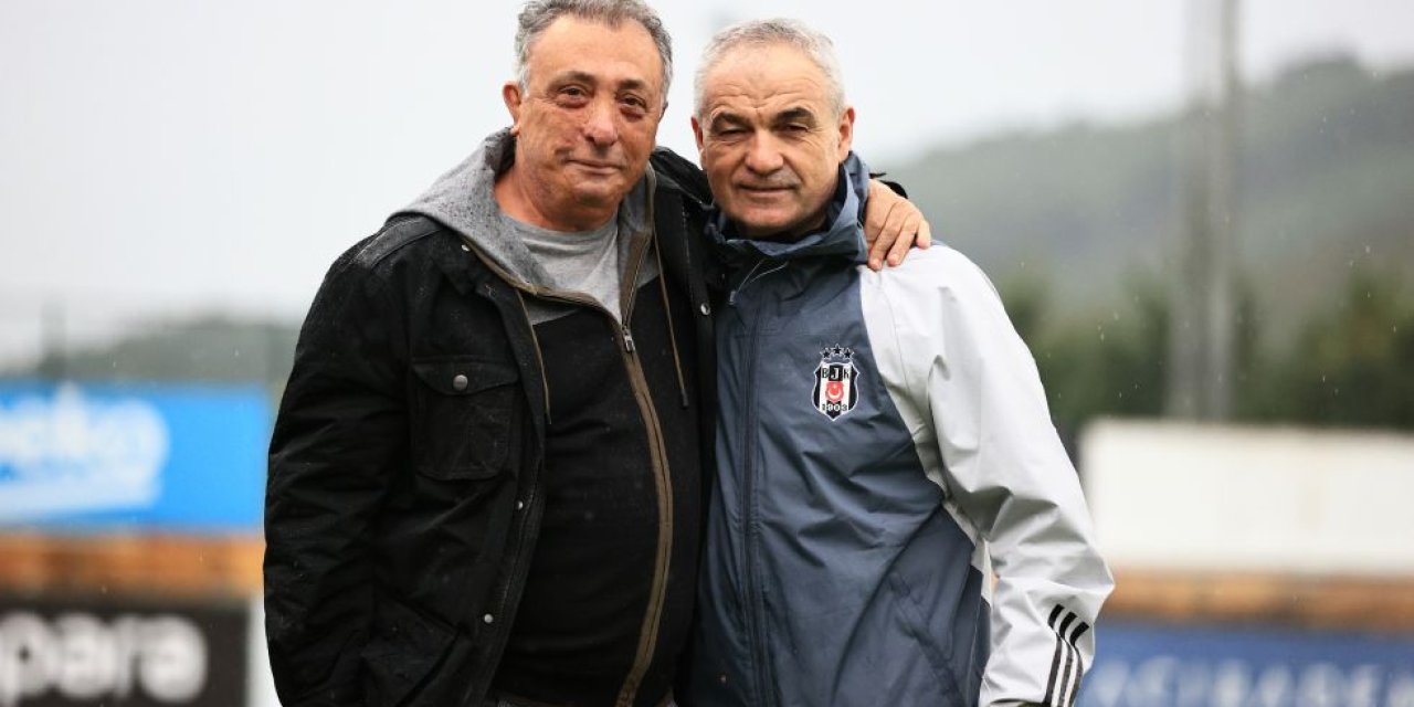Beşiktaş'ın Yeni Teknik Direktörü Rıza Çalımbay, İlk İdmanına Çıktı