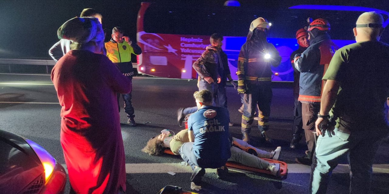 Anadolu Otoyolu'nda Zincirleme Kaza: 1 Ölü, 7 Yaralı