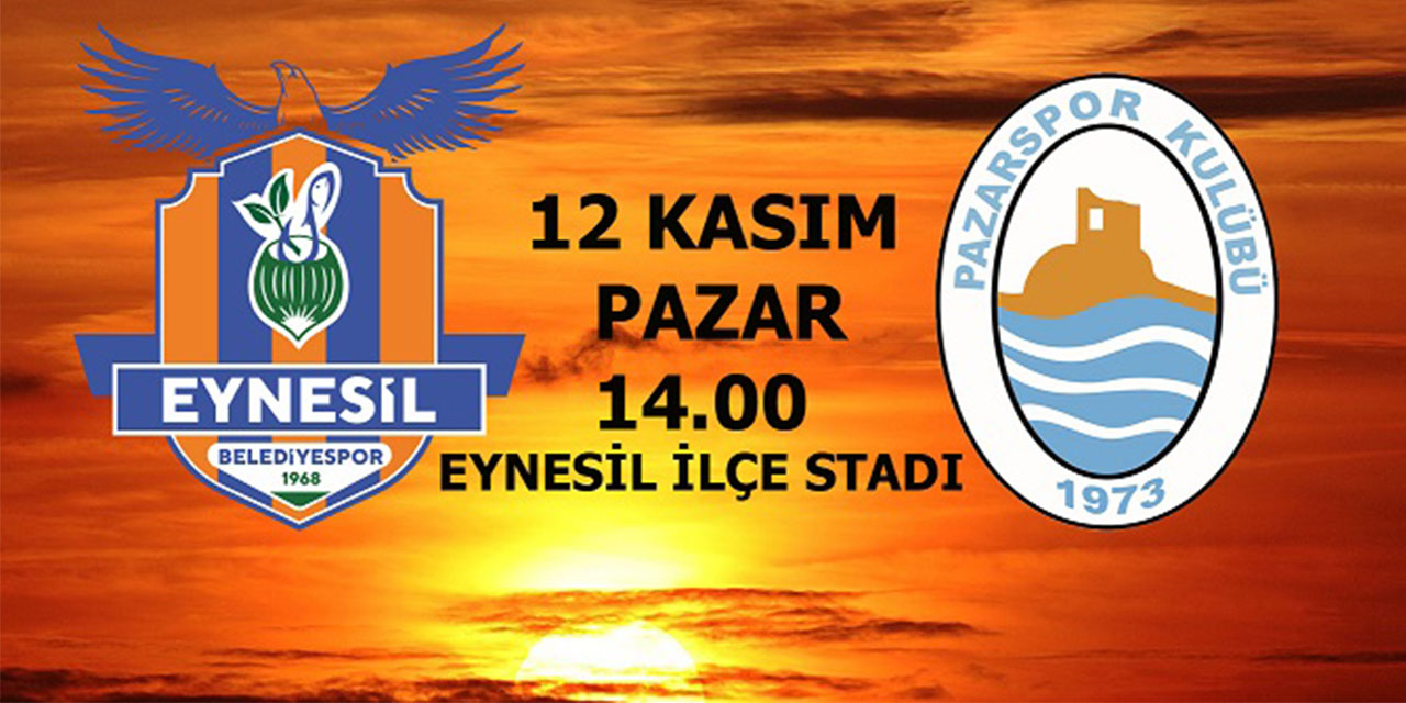 Pazarspor’un Eynesil Maçı 11’i Açıklandı