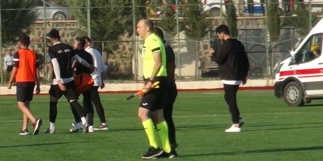 Kilis’te Futbolcunun Dili Boğazına Kaçtı