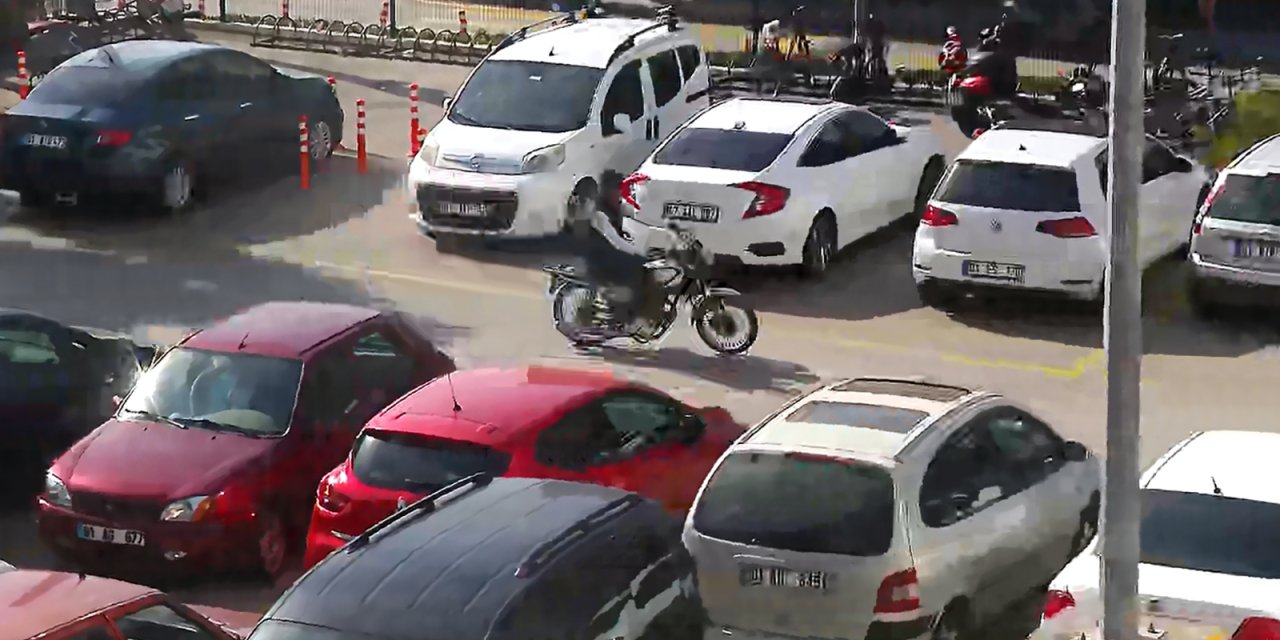 Sevgilisi Gözcülük Yaptı; Motosiklet Çalarken Suçüstü Yakalandı