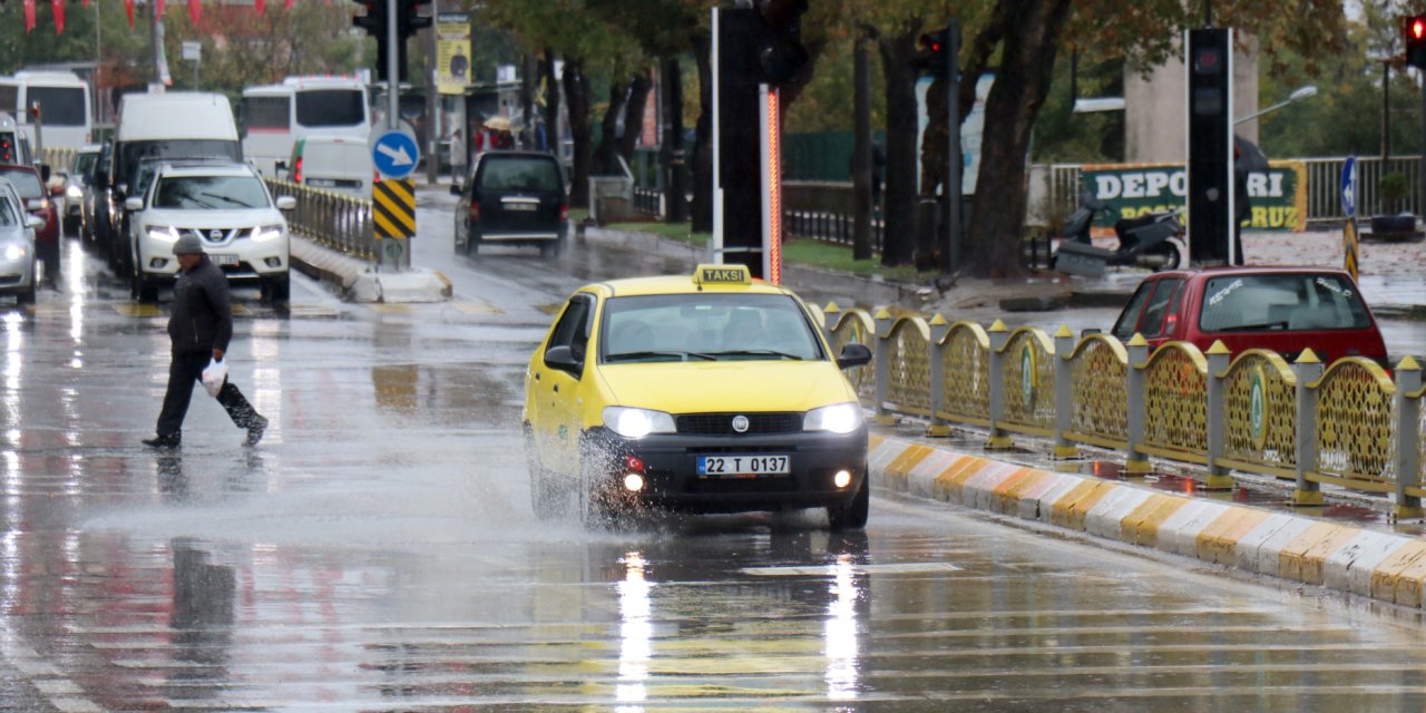 Trakya'da Yağmur Etkili Oldu