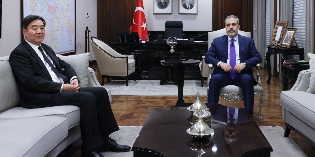Bakan Fidan, Çin Halk Cumhuriyeti Ortadoğu Sorunu Özel Temsilcisi Jun’u Kabul Etti