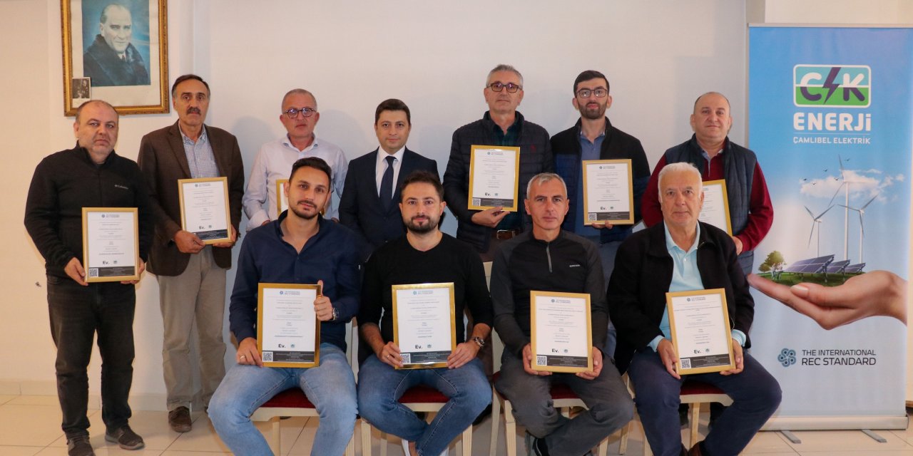 Erbaa Toprak Sanayi Kooperatifi ‘Yeşil Enerji’ Sertifikası Aldı