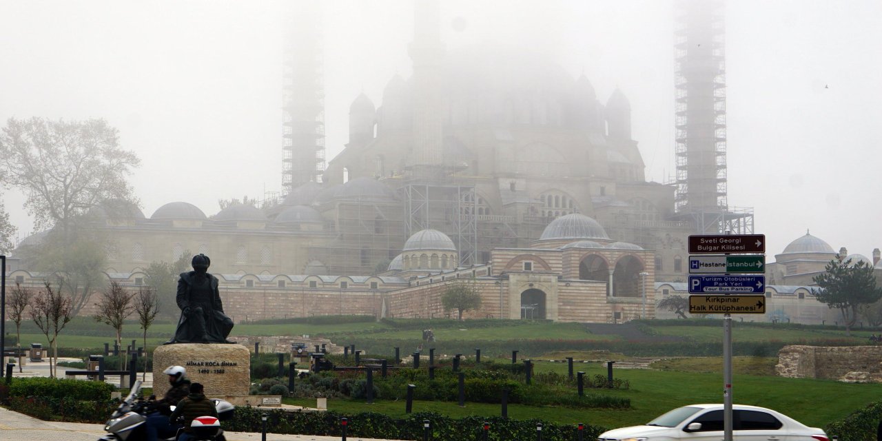 Edirne'de Sis Etkili Oldu