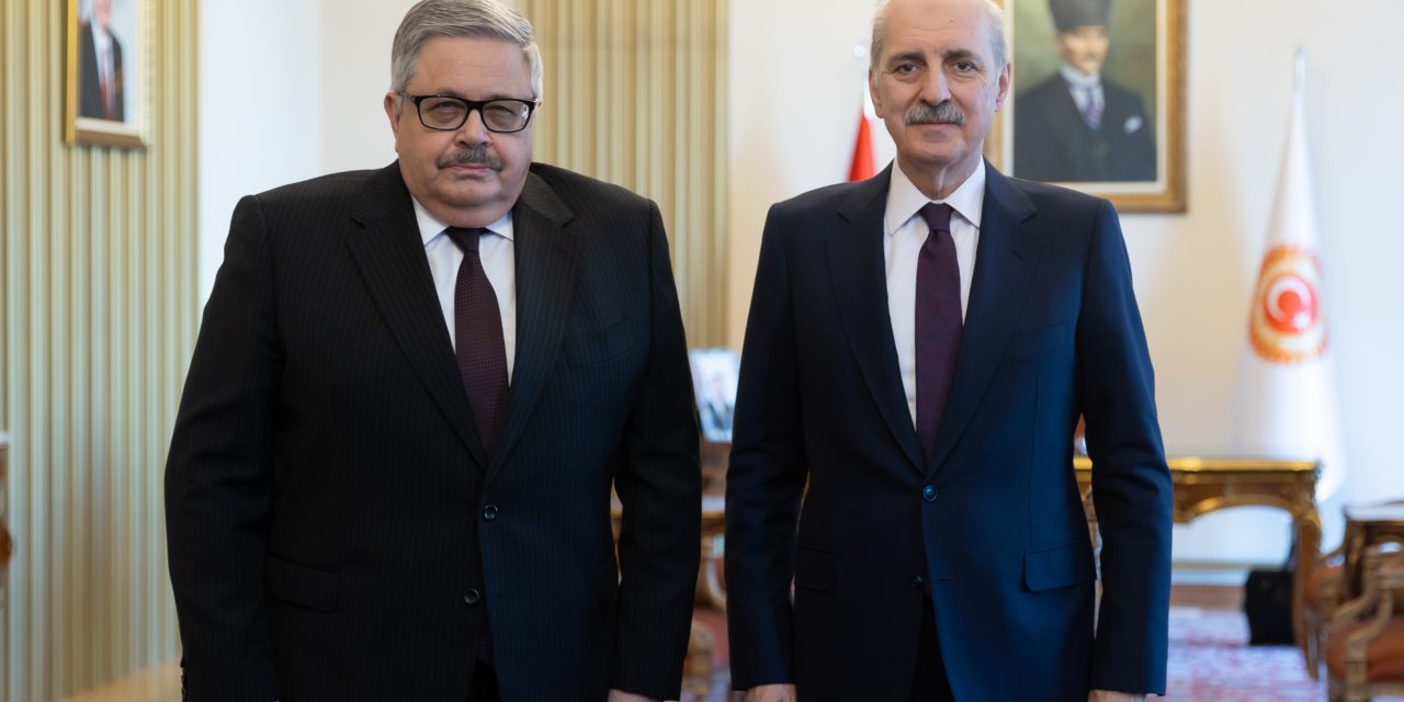 Tbmm Başkanı Kurtulmuş, Rusya'nın Ankara Büyükelçisi Yerhov’u Kabul Etti