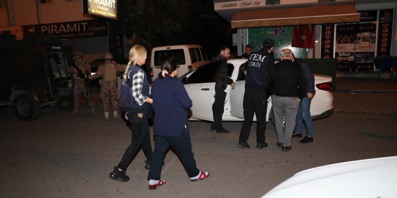 Mersin'de Terör Örgütlerine Operasyon: 4 Gözaltı