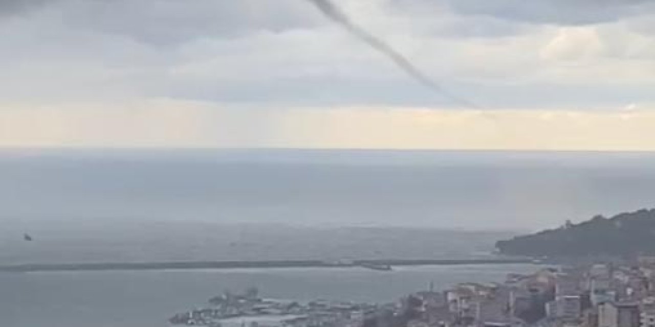 Zonguldak'ta Denizde Hortum Oluştu