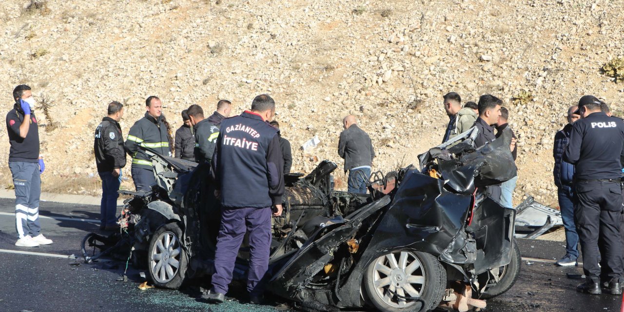 Gaziantep'te Zincirleme Kaza; 1 Ölü, 6 Yaralı