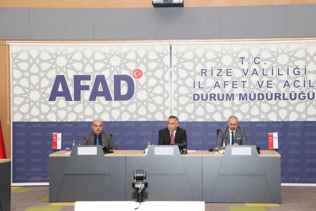 Rize'de Seçim Güvenlik Tedbirleri Toplantısı Gerçekleştirildi