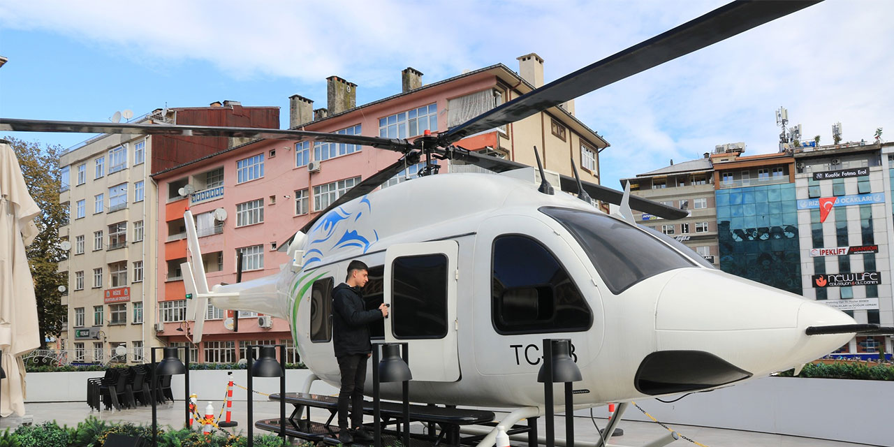 Rize’de Helikopterli Similasyon Hizmete Açıldı