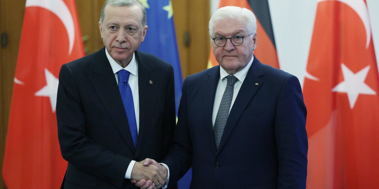 Erdoğan, Alman Mevkidaşı Steinmeier İle Bir Araya Geldi (2)