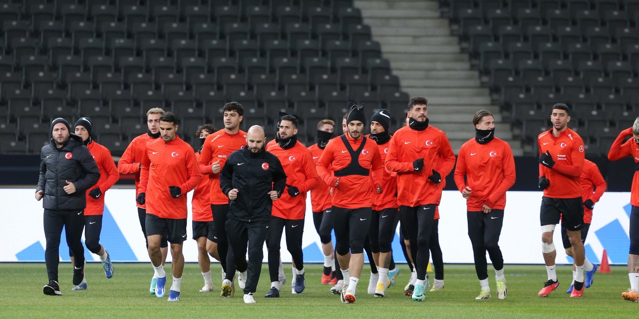 A Milli Takım'da Almanya Maçı Hazırlıkları Devam Ediyor