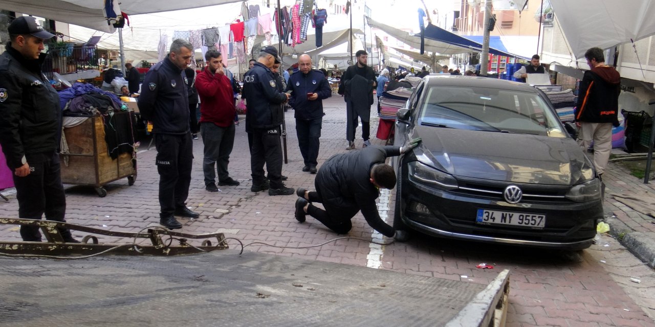 Avcılar'da Pazardaki Sahipsiz Otomobil Çalıntı Çıktı
