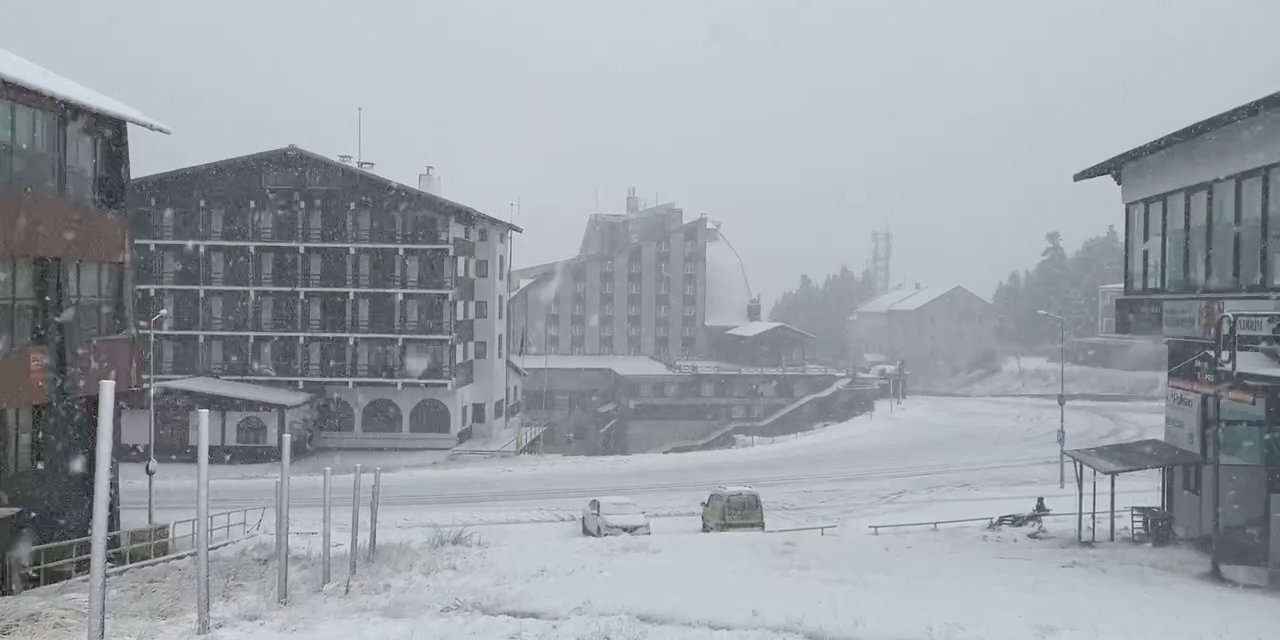 Uludağ'da Kar, Kent Merkezinde Sağanak