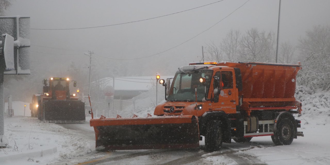 Bolu Dağı’nda Kar Yağışı