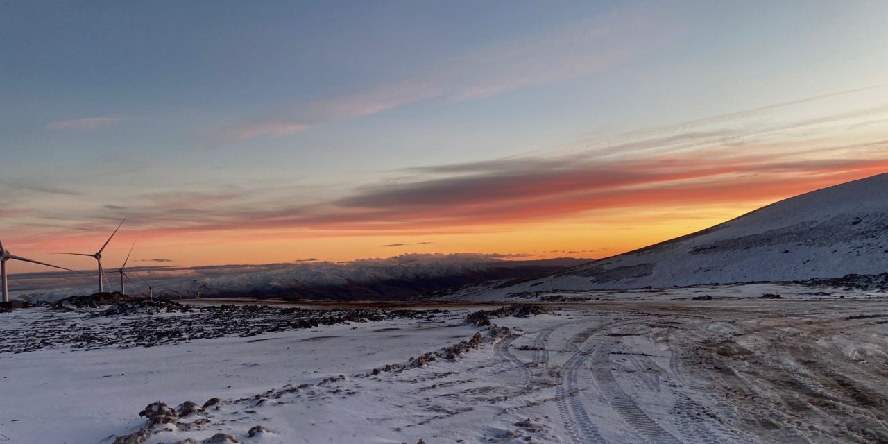 Karlıova'da Kar Yağışı