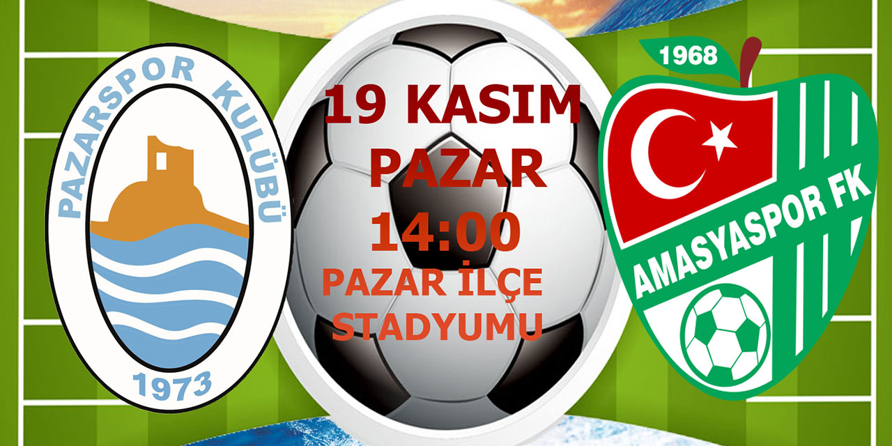 Pazarspor'un Amasyaspor FK maçı ilk 11'i açıklandı
