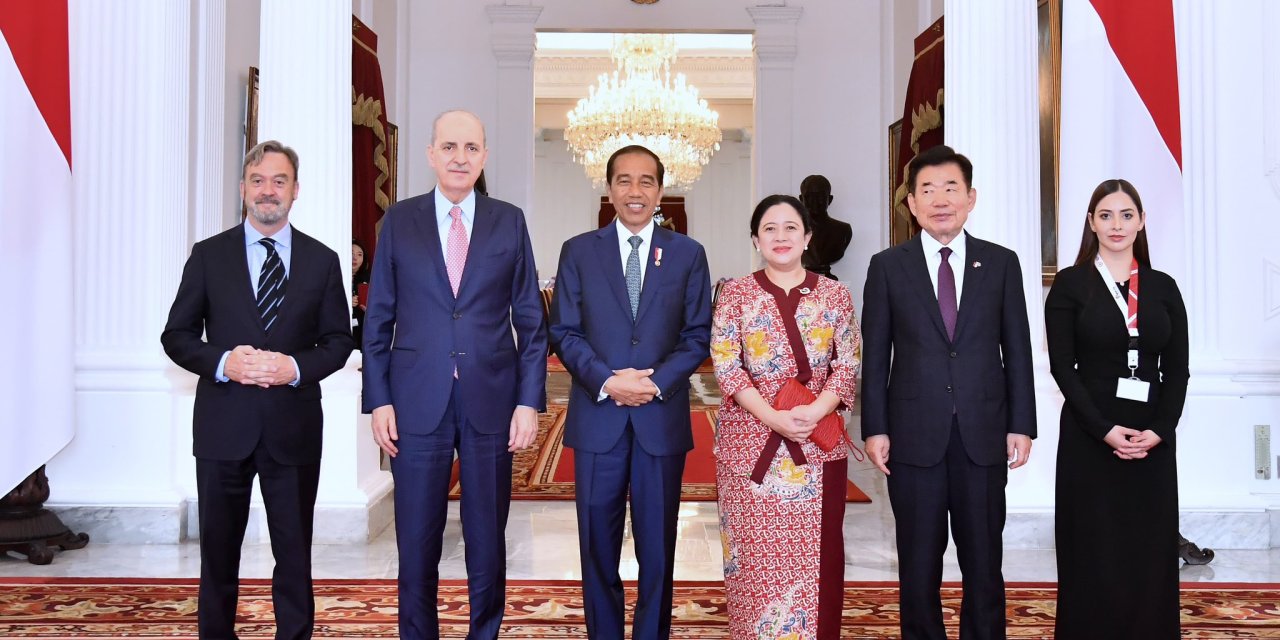 Tbmm Başkanı Kurtulmuş, Endonezya Cumhurbaşkanı Widodo İle Görüştü