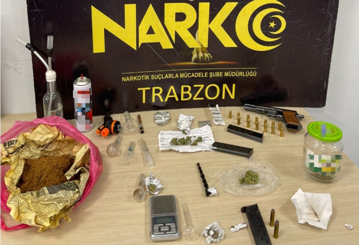 Trabzon'daki uyuşturucu operasyonunda 48 şüpheli gözaltına alındı