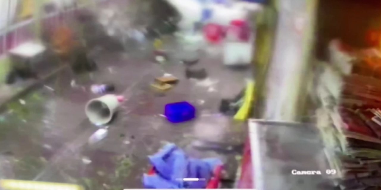 Şile Ağva'ya Fırtınayla Gelen Afet Güvenlik Kamerasına Yansıdı