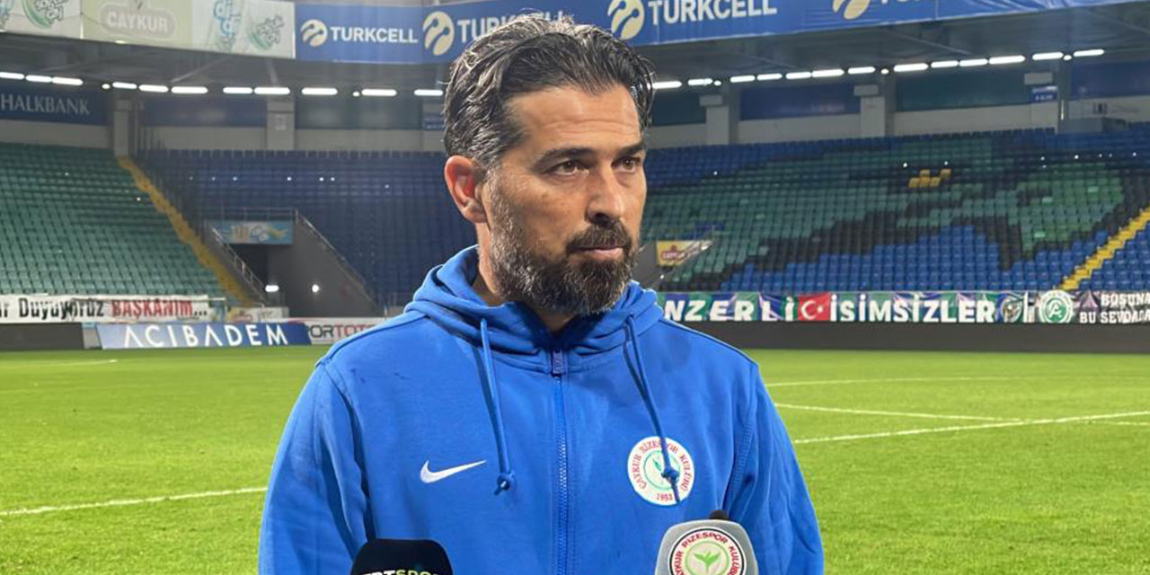 Çaykur Rizespor Teknik Direktörü Palut, Antalyaspor maçını değerlendirdi
