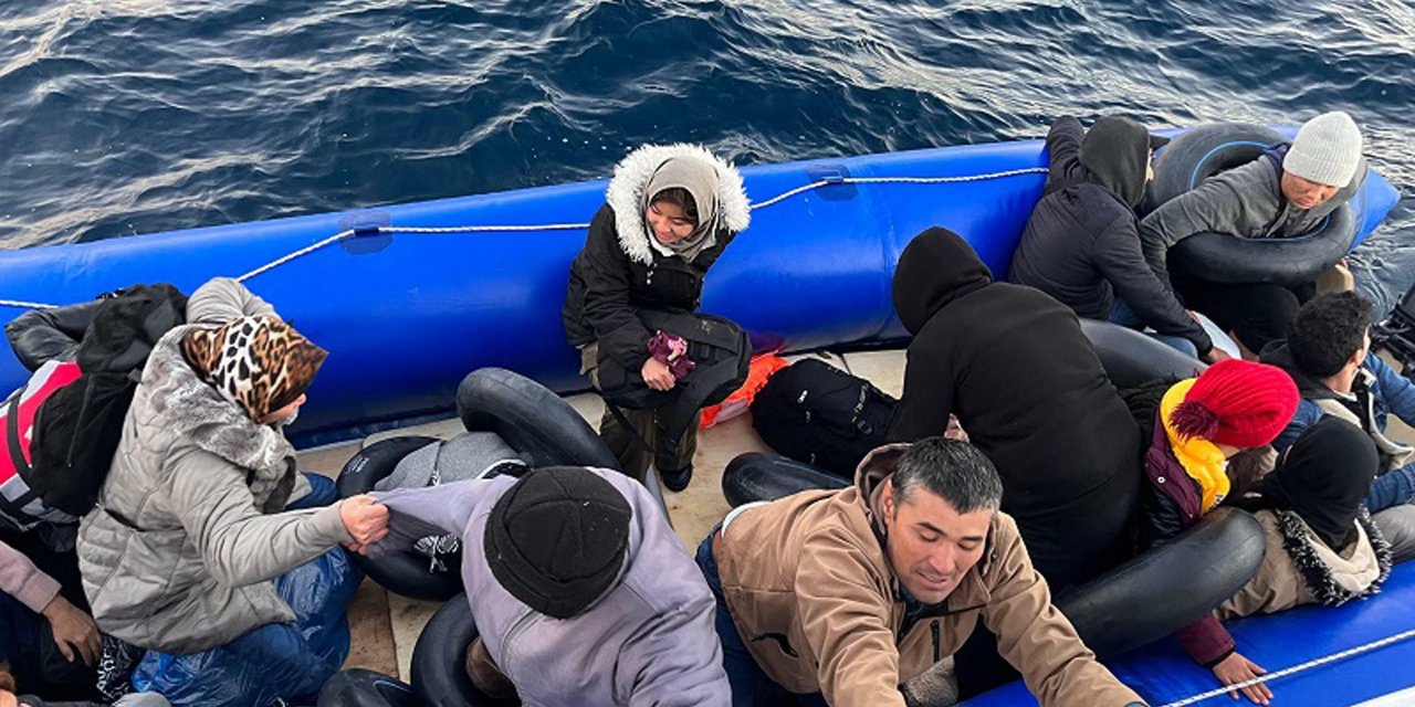 Çanakkale'de 47 Kaçak Göçmen Kurtarıldı